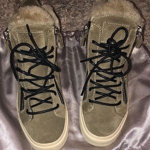 Giuseppe Zanotti olive green shoes